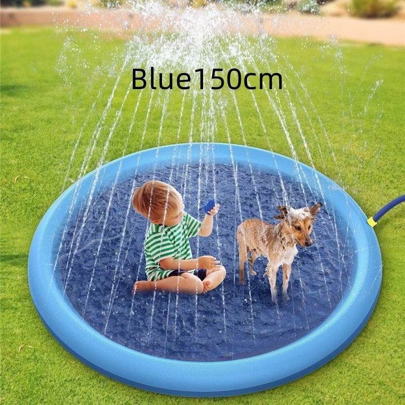 Non-Slip Splash Pad For Kids And Pet Dog Pool