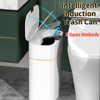 Smart Trash Can With Lid For Bedroom And Living Room Kitchen Storage Box Trash Can Induction Small Car Box Automatic Smart Dustbin Smart Trash Bin MeleMarket