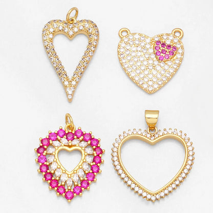 Fashion CZ Heart Pendants My Shop