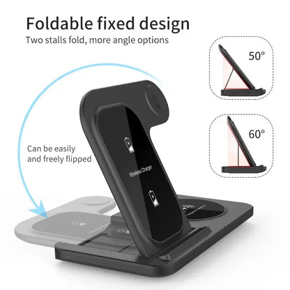 3 In 1 Wireless Charger Stand Pad My Shop