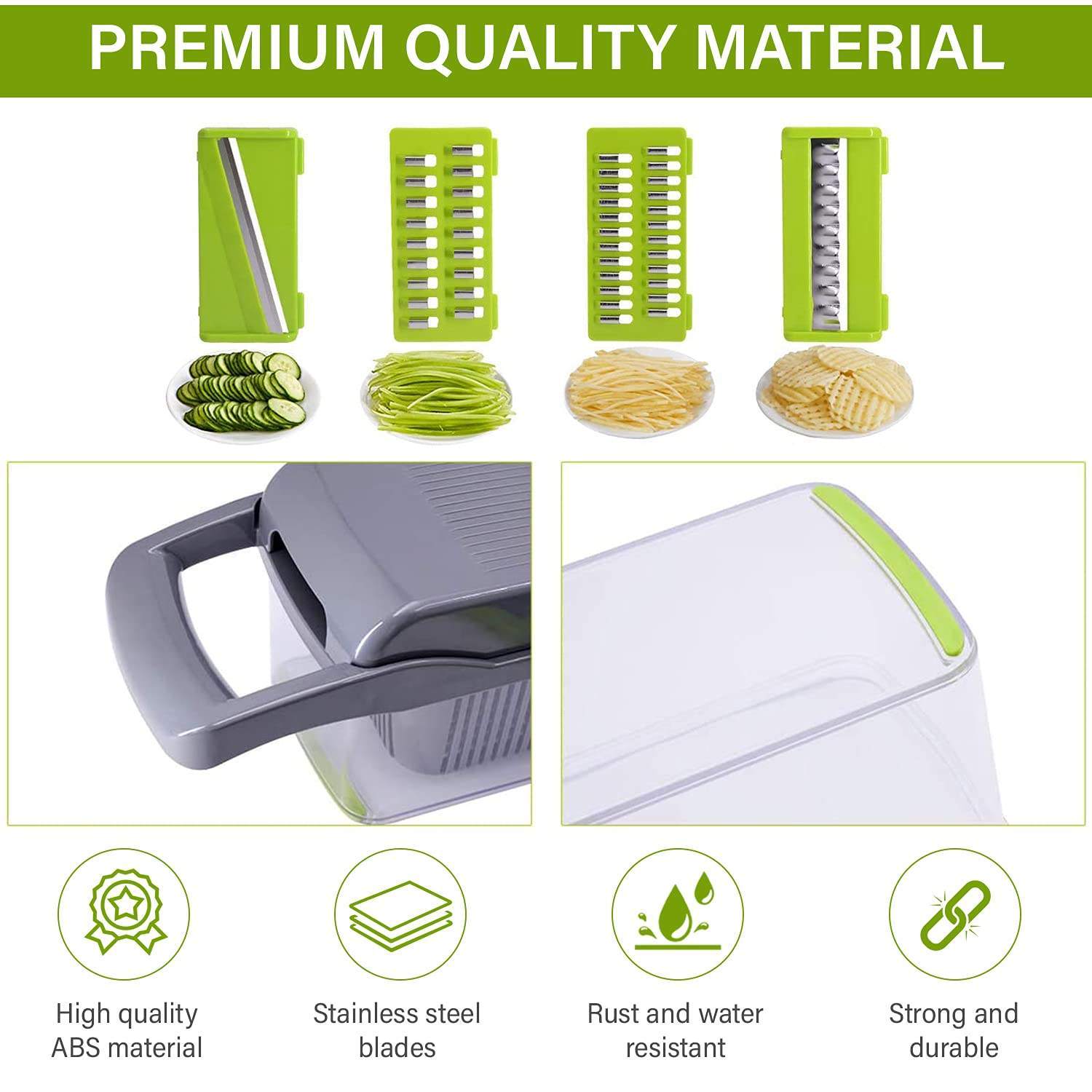 12 In 1 Manual Vegetable Chopper Kitchen