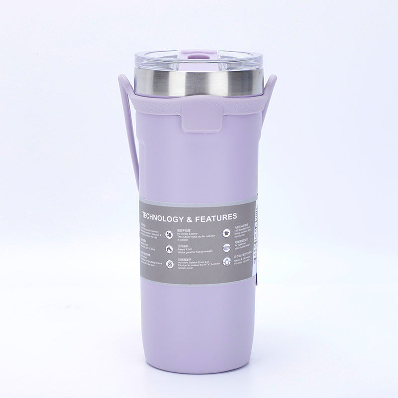 Home Portable Silicone Carrying Rope Straw Insulation Cup My Shop